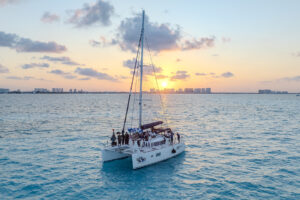 wedding on catamaran Mexico